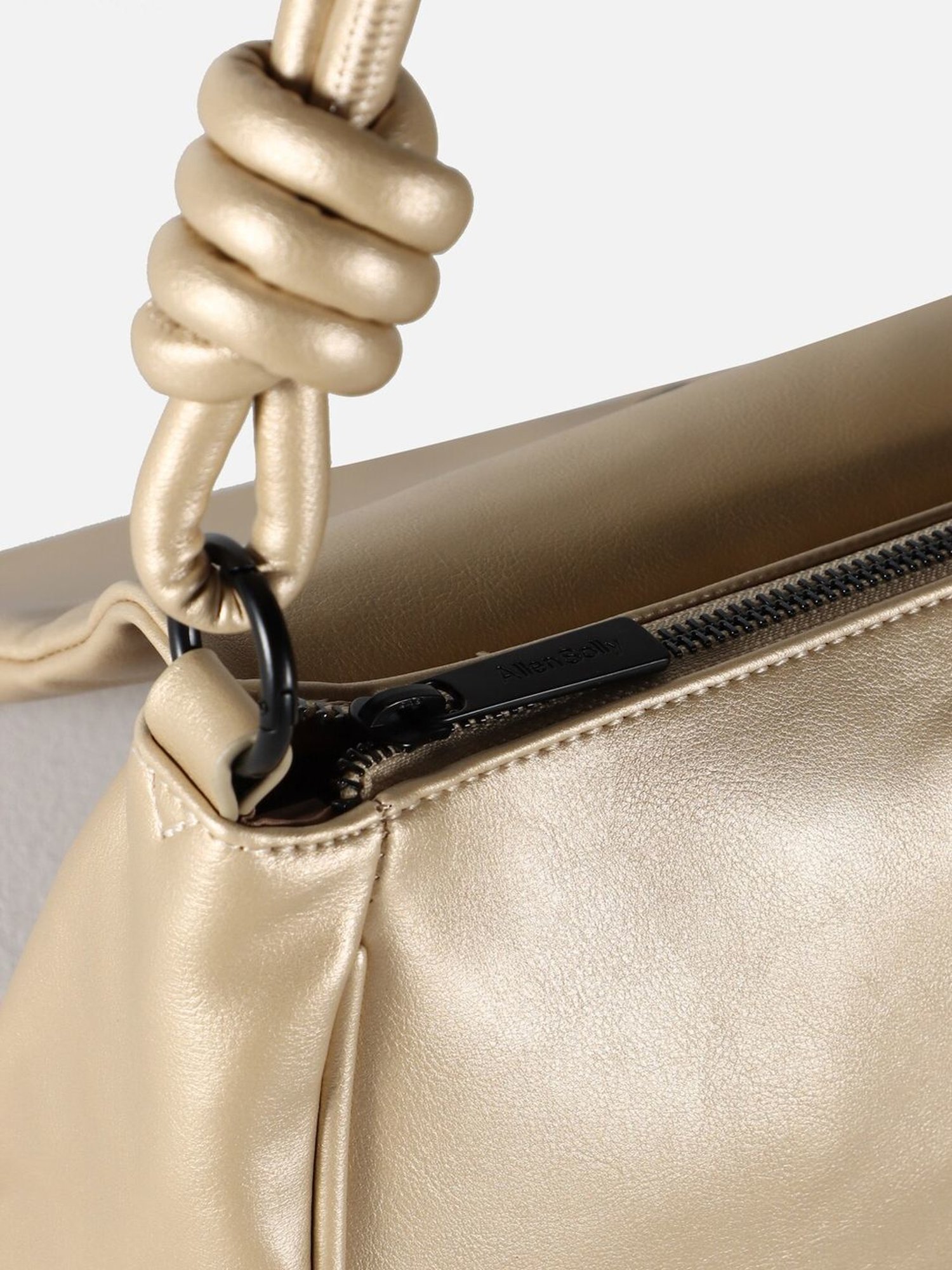Allen Solly Gold Logo Medium Shoulder Handbag