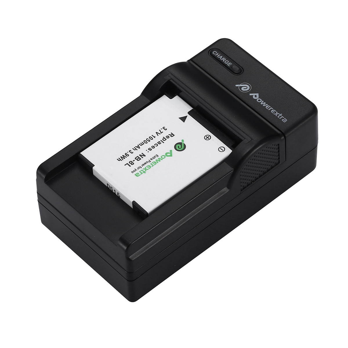 Powerextra 2 Pack Replacement Canon NB-8L Battery and charger for Canon PowerShot A2200 IS, A3000 IS, A3100 IS, A3200 IS, A3300 IS Digital Camera Battery (Free Car Charger Available)