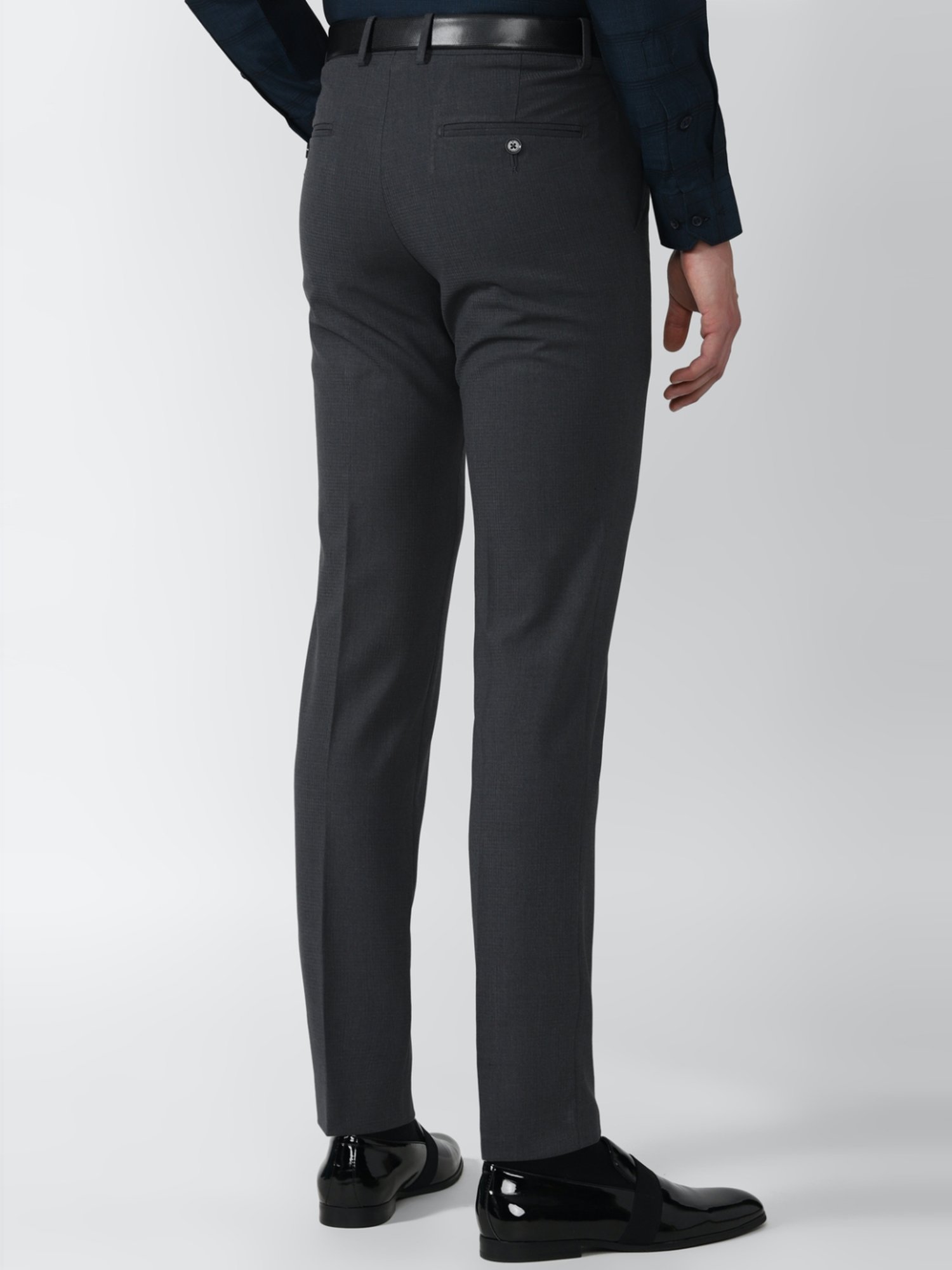 Van Heusen Grey Slim Fit Trousers