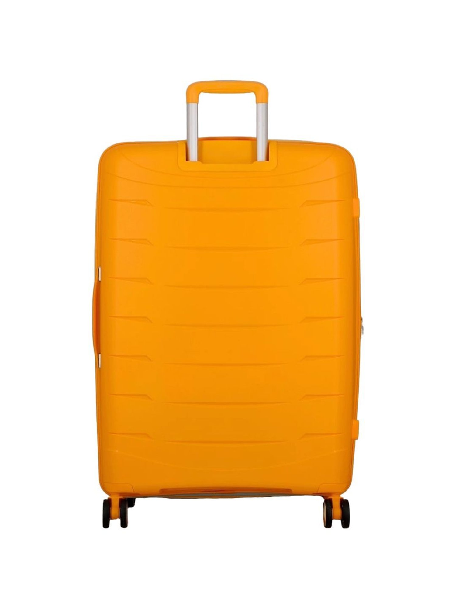 Jump Furano 2 Orange 8 Wheels Large Hard Cabin Trolley Bag Set of 2