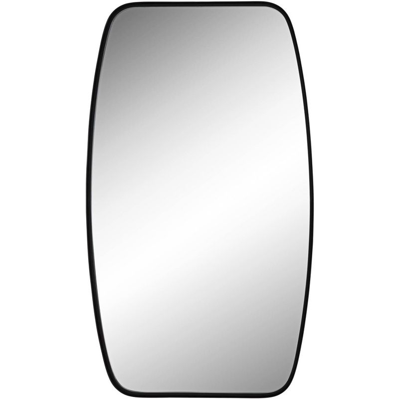 Uttermost Erin Black 26 3/4" x 46" Metal Wall Mirror