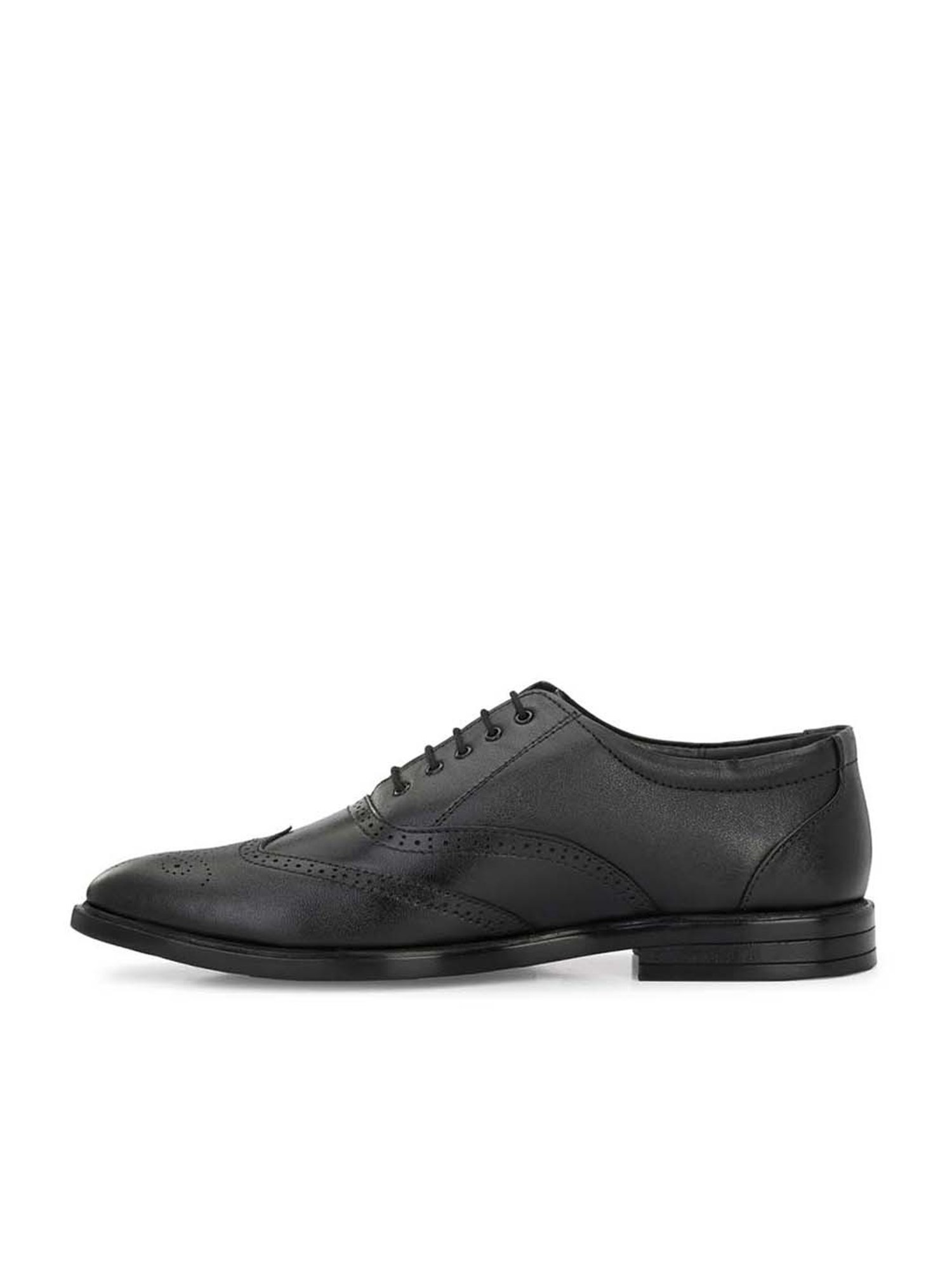 Eego Italy Men's Black Oxford Shoes