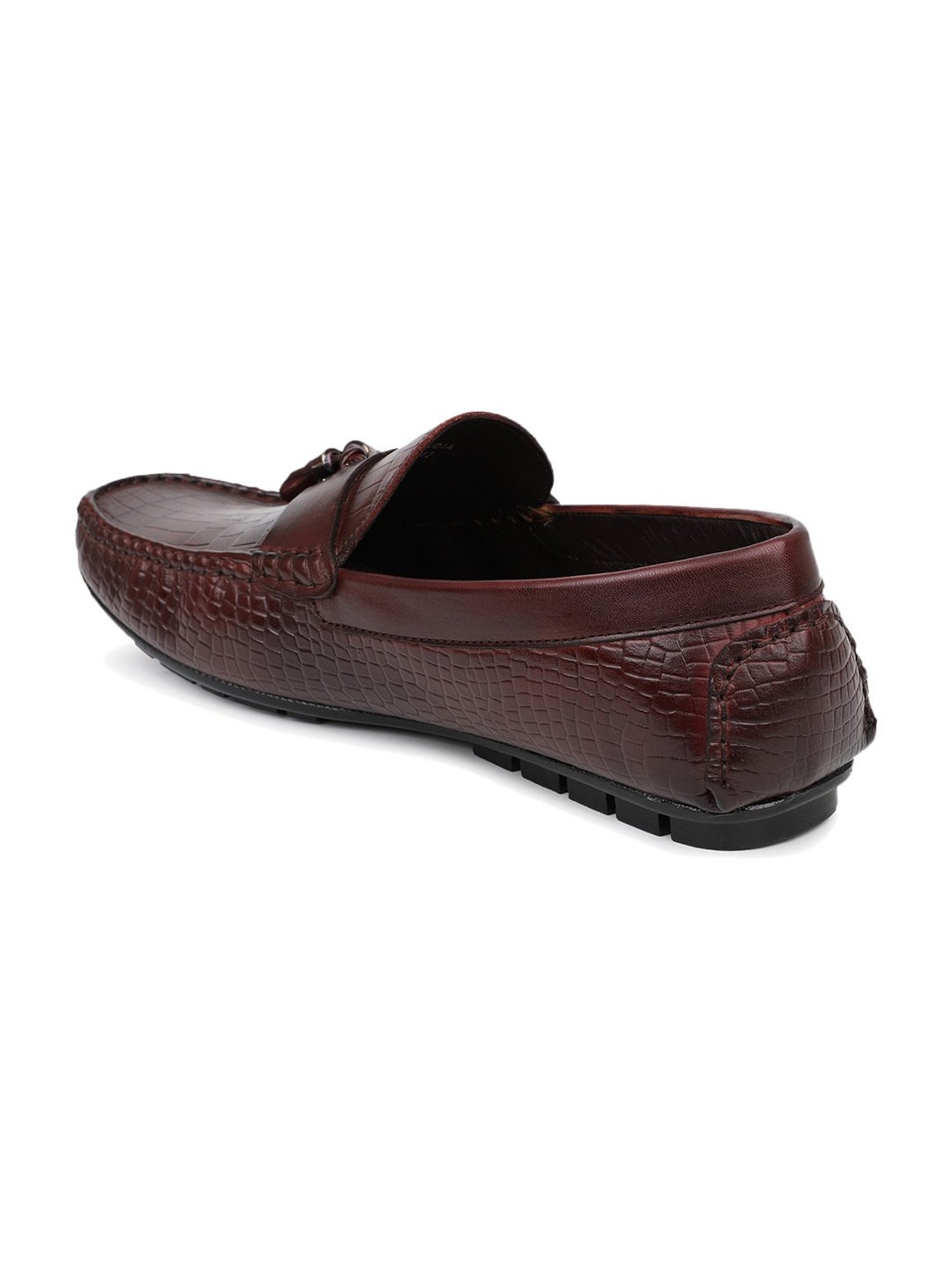 Privo by Inc.5 Men's Tassel Trim Cherry Mocassins