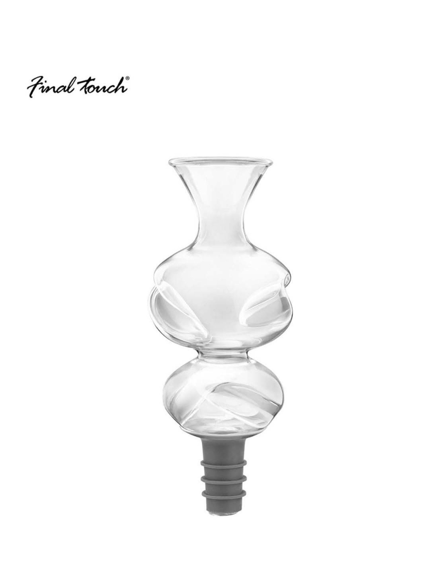 Final Touch Transparent On The Bottle Conundrum Wine Aerator