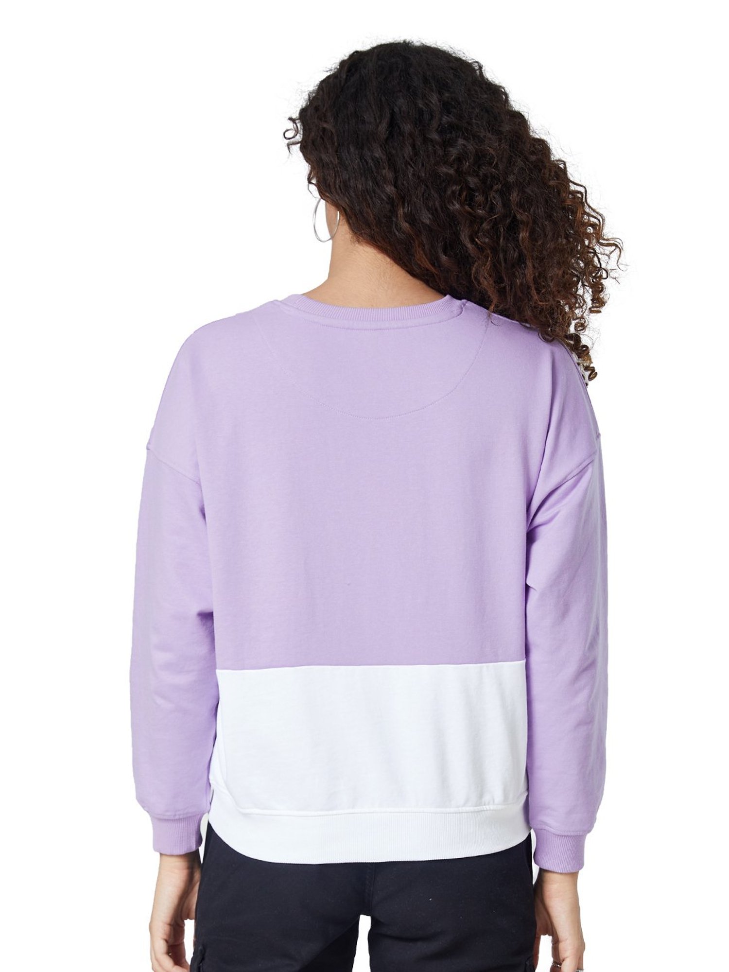 Belle Fille Yellow Patchwork Sweatshirt