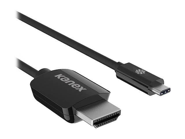 Kanex K173-1148-BK6F USB-C to HDMI Cable with 4K Support 6 ft. 2m