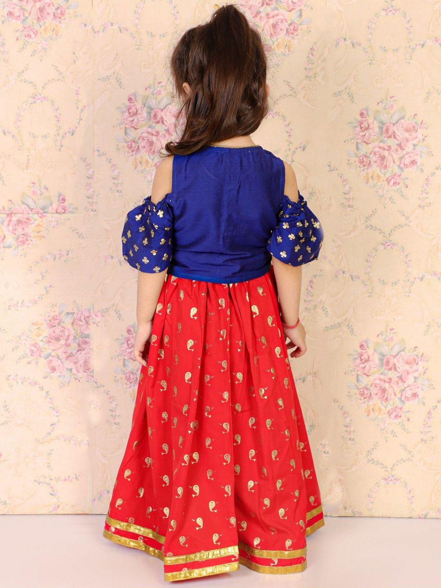 TWISHA Kids Blue & Red Printed Top Set