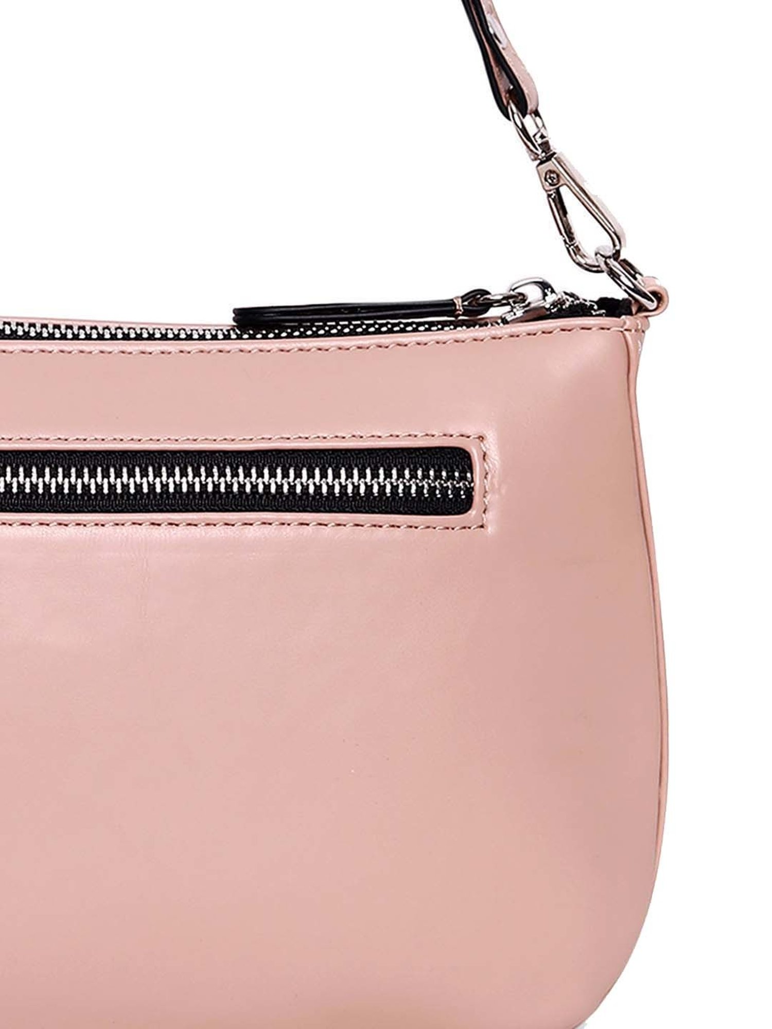 BELWABA Peach Solid Small Shoulder Bag