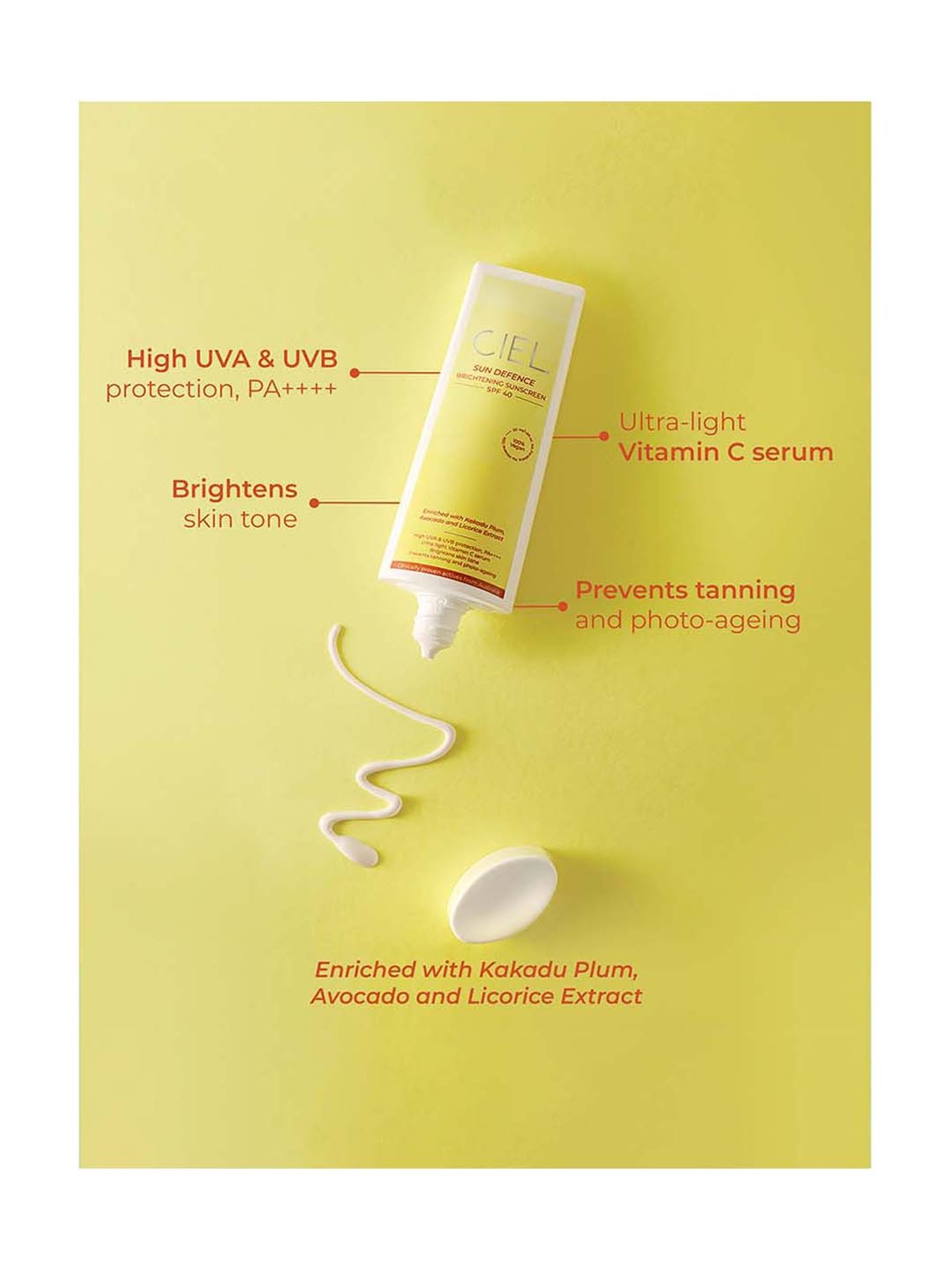 CIEL Brightening Sunscreen SPF 40 - 50 ml