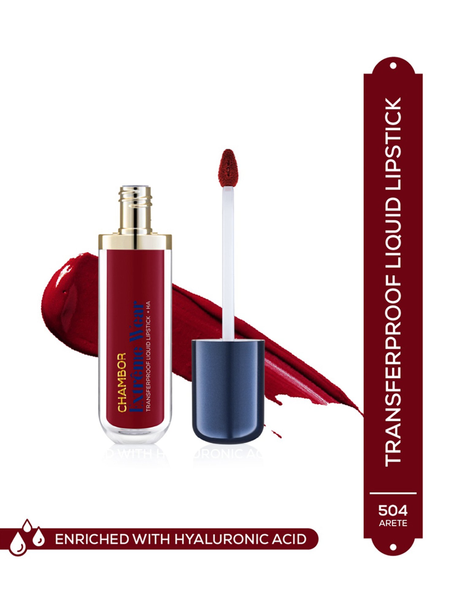 CHAMBOR Extreme Wear Transferproof Liquid Lipstick 504 Arete - 6 ml