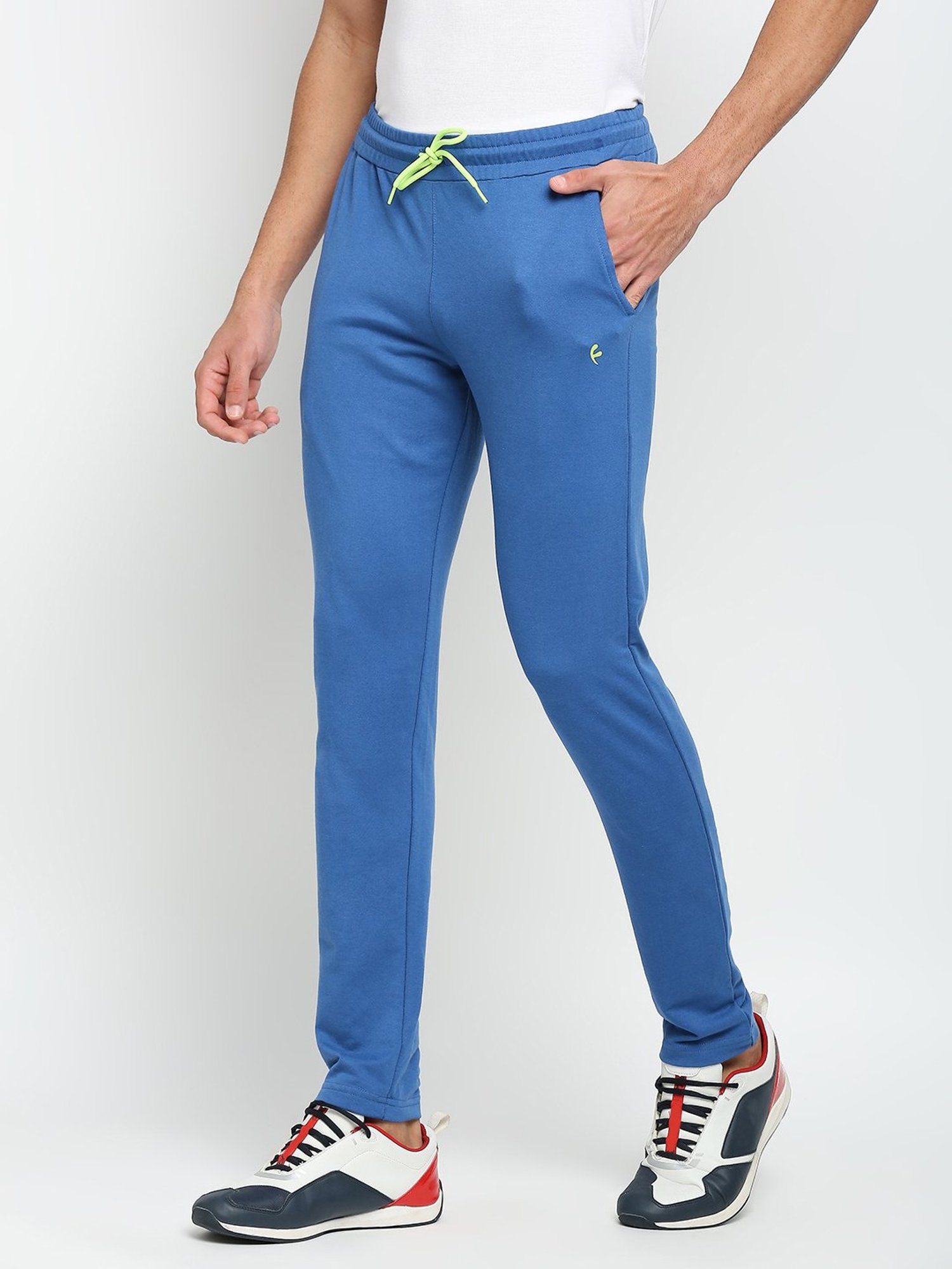 Fitz Royal Blue Slim Fit Trackpants