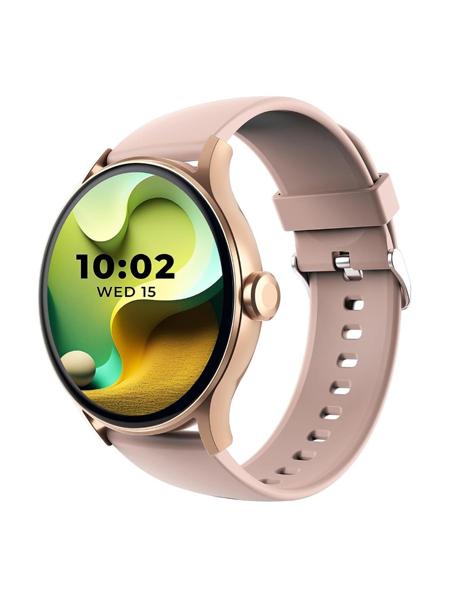 beatXP Flare Pro Bluetooth Calling Smartwatch with 1.39 inch HD Display & IP68 (Champagne Gold)