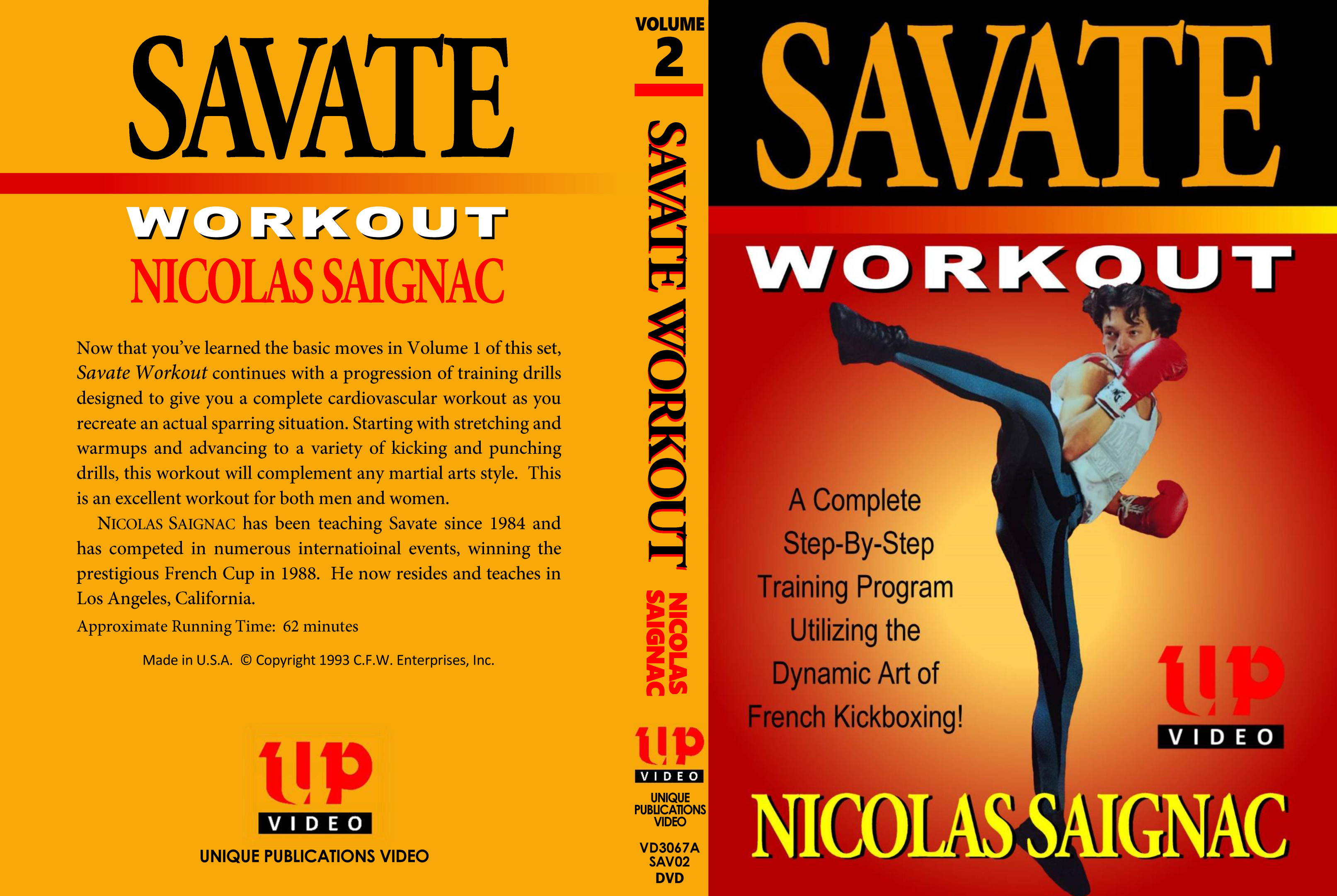 Savate #2 Workout of French Kickboxing DVD French Cup Champion Nicolas Saignac