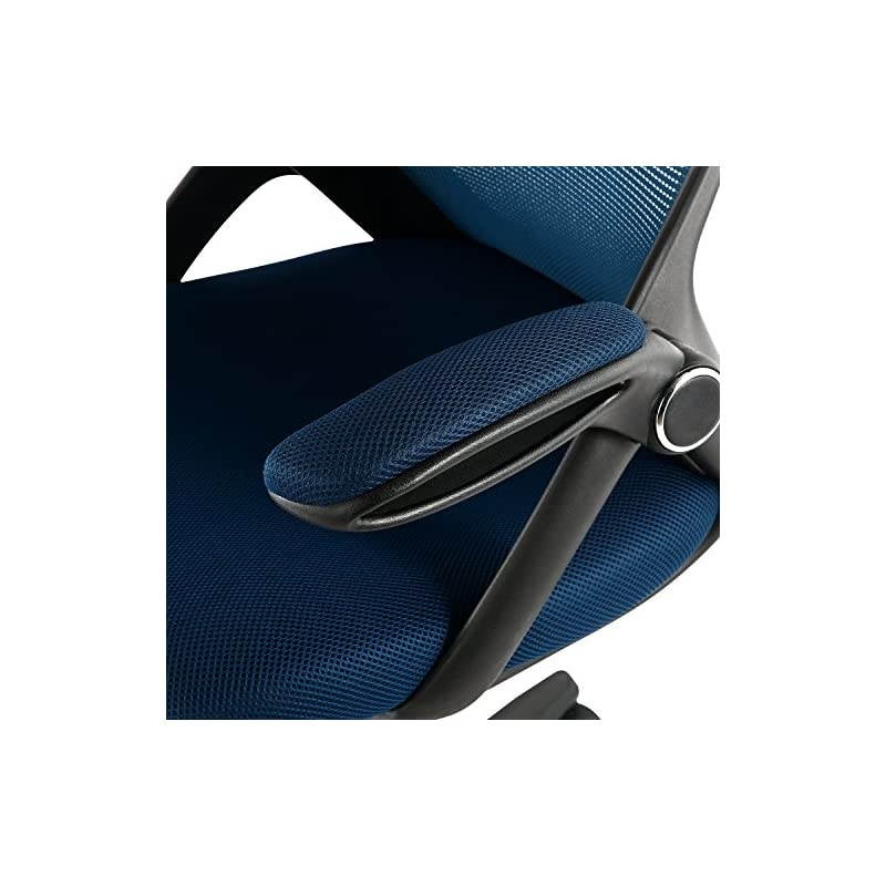 Sadia Office Chair in Mesh, Blue