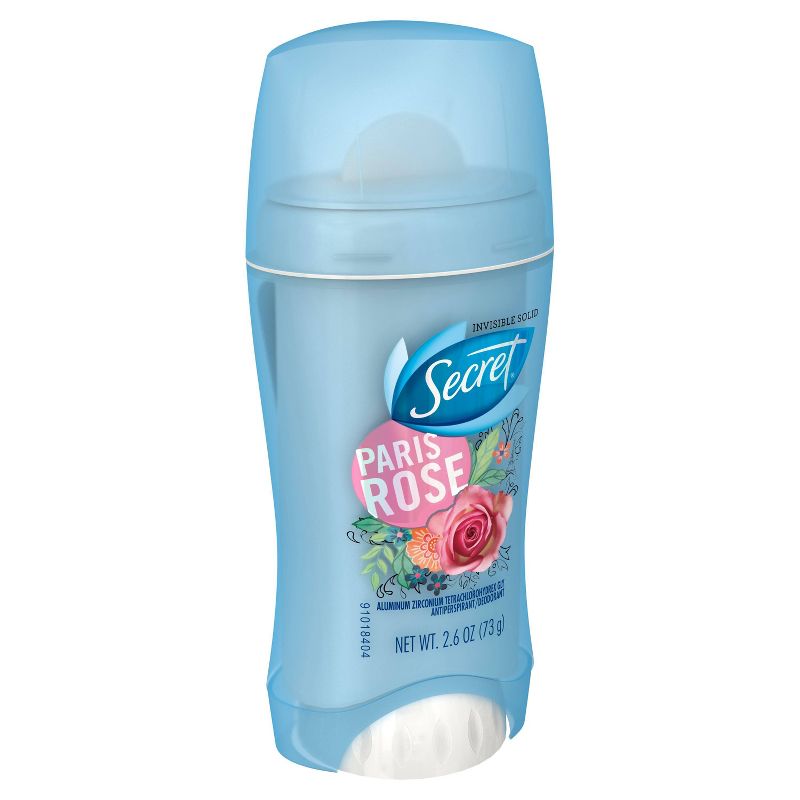 Secret Invisible Solid Antiperspirant & Deodorant Rose Scent - 2.6oz
