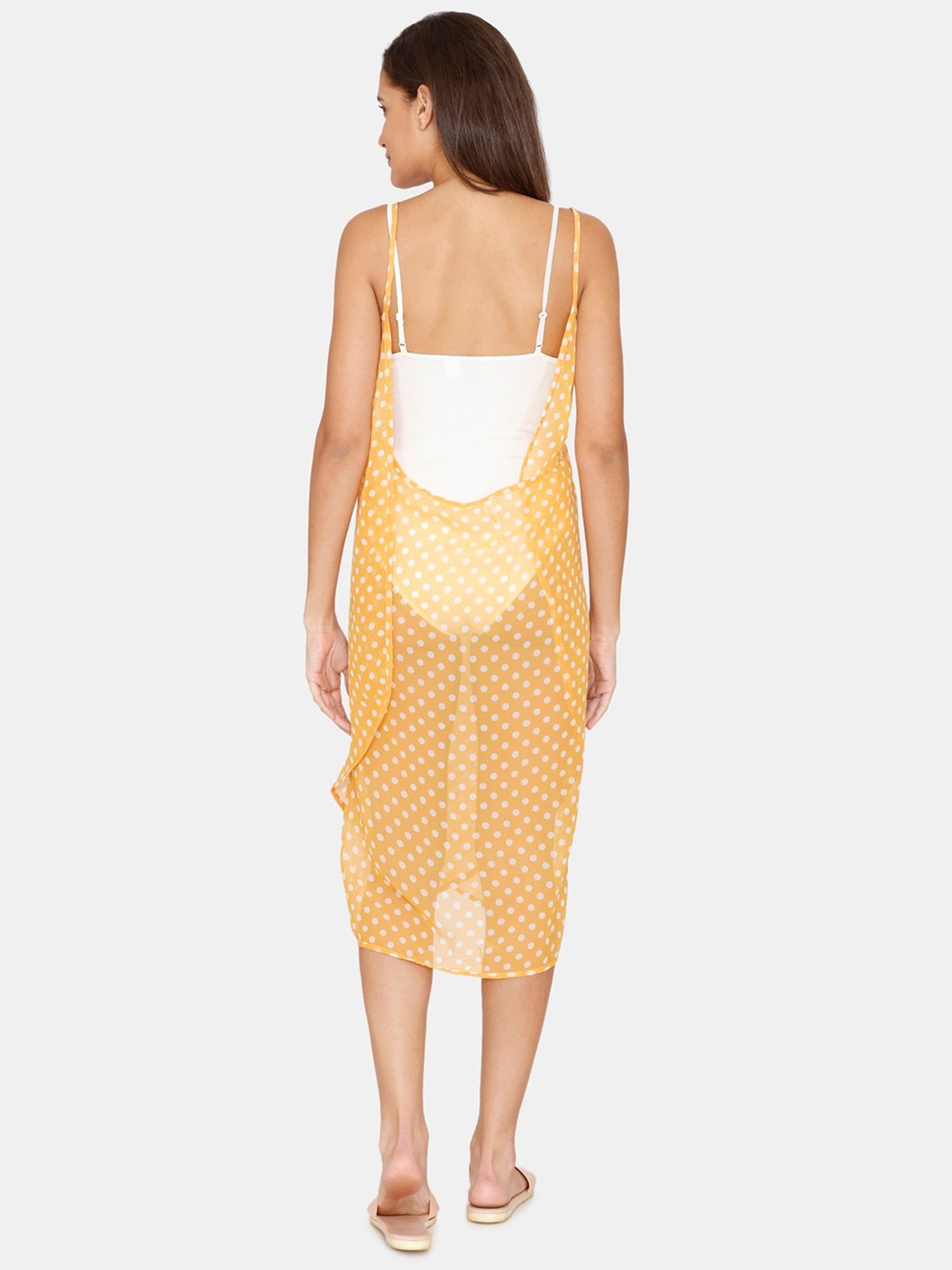Coucou by Zivame Yellow Printed Sarong