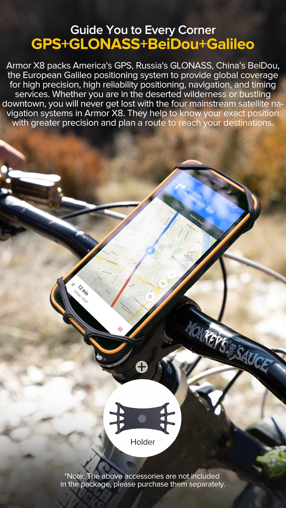 Ulefone Armor X8 4GB + 64GB Unlocked Rugged Phones, Android 10 Octa-core 13MP Triple Rear Camera + 8MP Front Camera, 5.7" HD+ 5080mAh Battery, Global Dual SIM 4G Rugged Smartphones