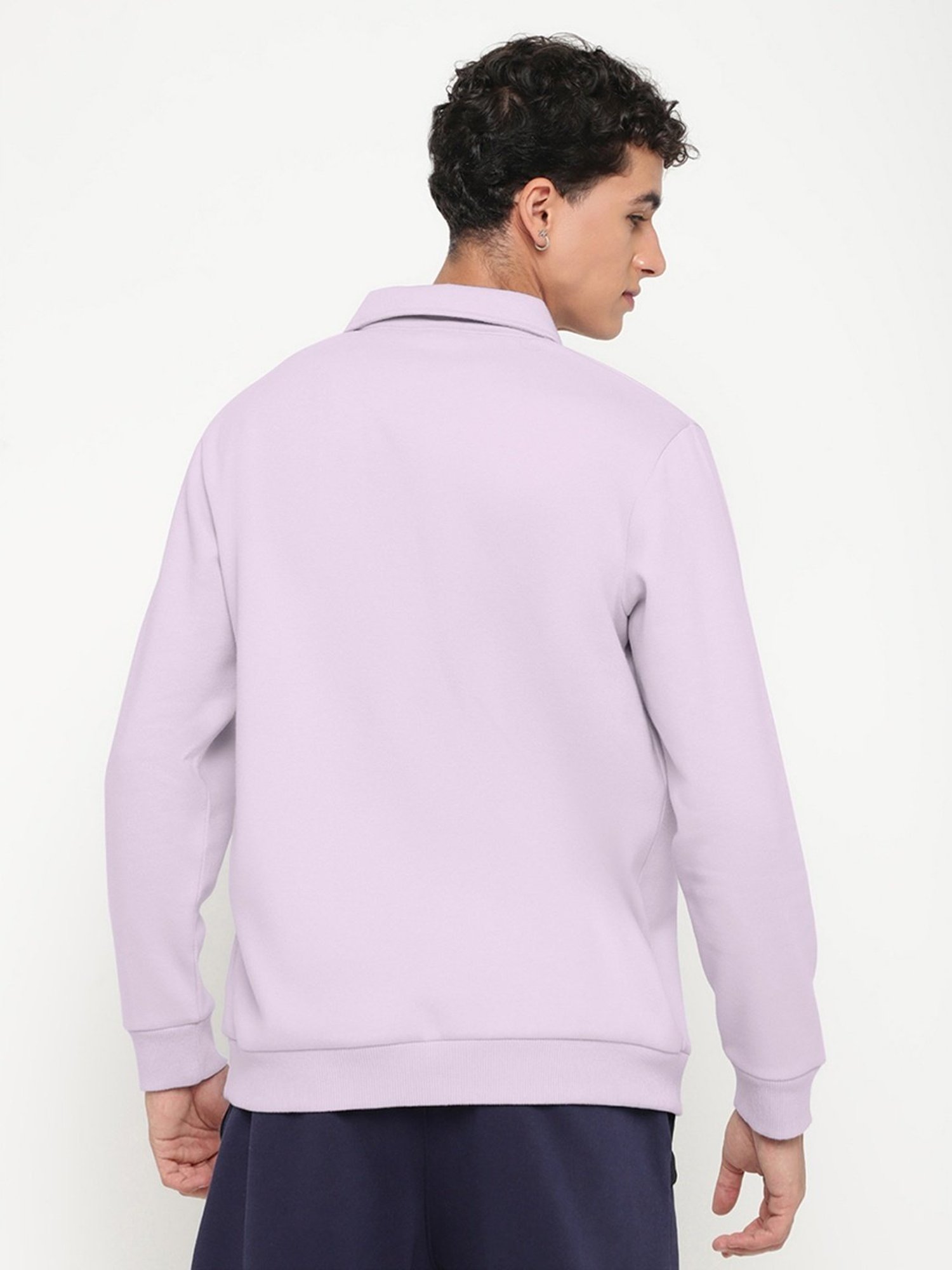 EDRIO Icy Orchid Relaxed Fit Polo T-Shirt