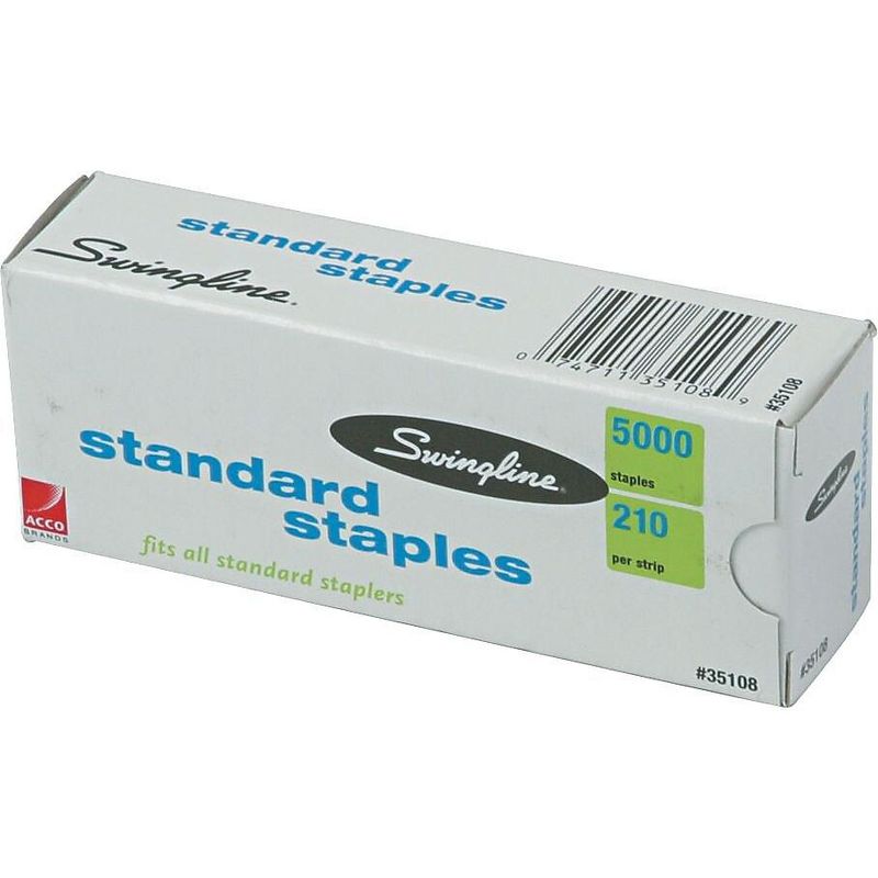 Swingline Standard Staples, SF1, 1/4L 35108CT
