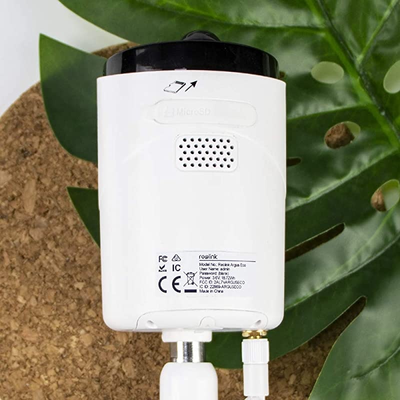 Outdoor Security Camera, Rechargeable Battery-Powered WiFi Camera Waterproof, 1080P HD Night Vision, 2-Way Audio, Support Google Assistant/Cloud/Local SD Storage, Argus Eco