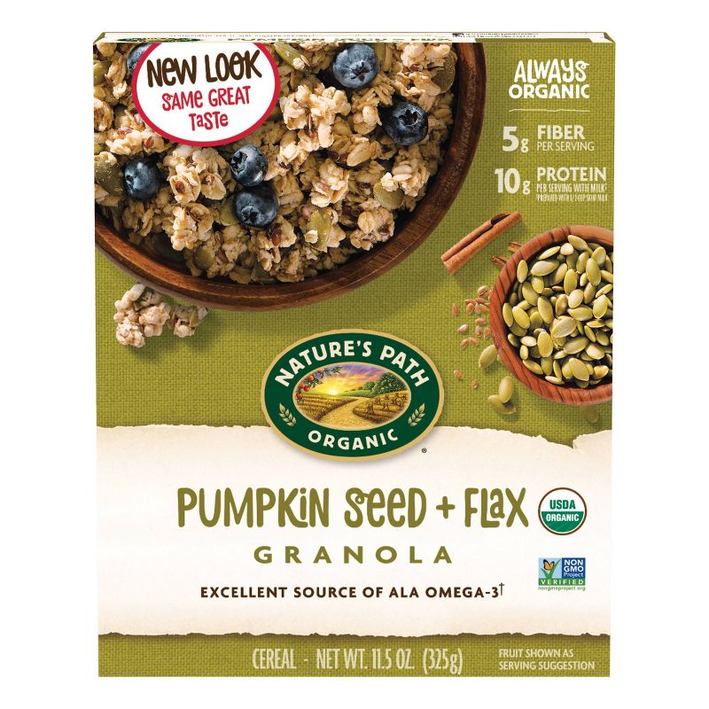 Nature's Path Flax Plus Organic Pumpkin Flax Granola Breakfast Cereal - 11.5oz