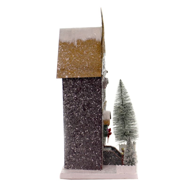 Cody Foster 18.0" Frosted Dutch House Putx House Town Purple Nyc  -  Decorative Figurines