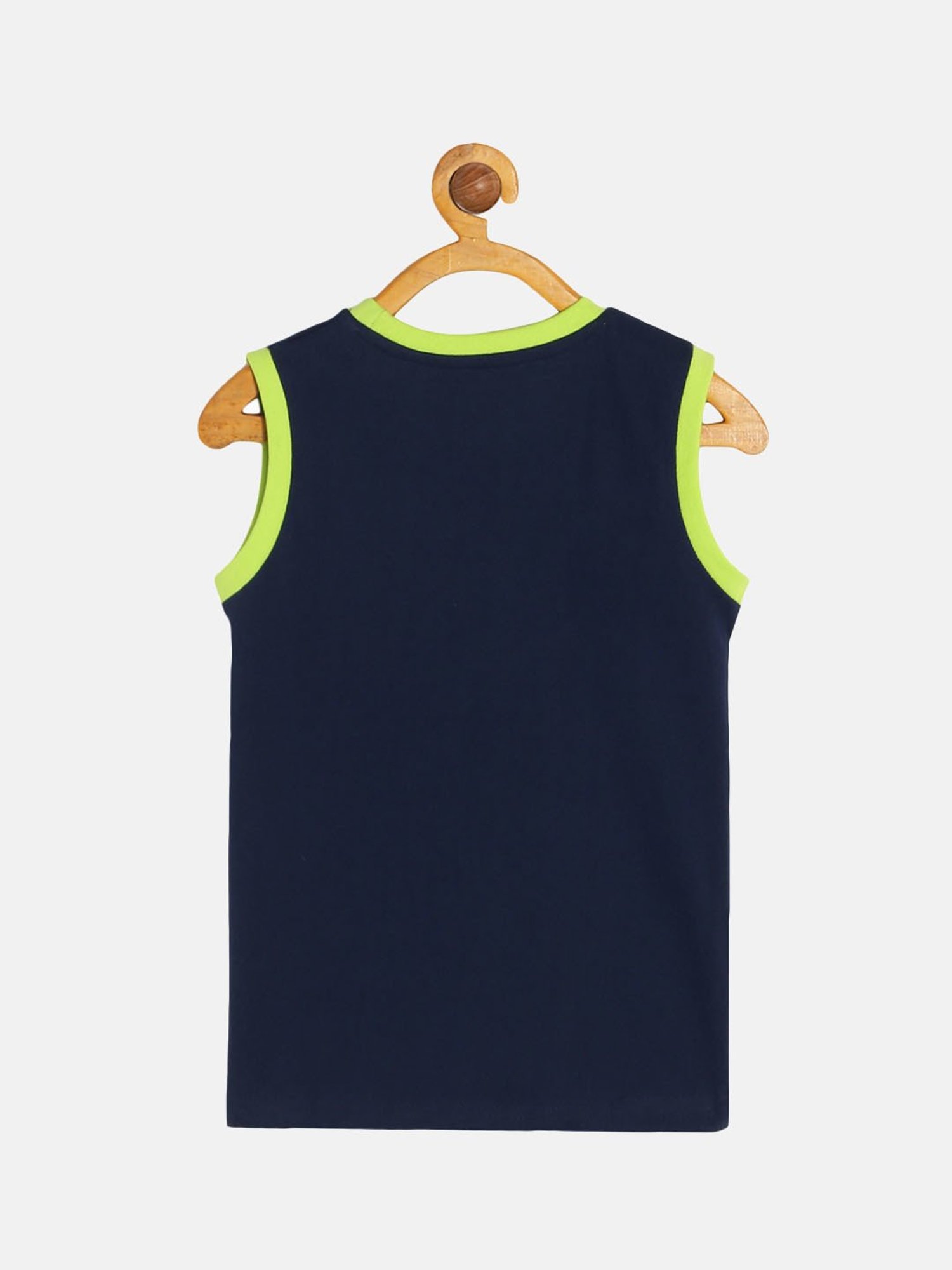 Kiddopanti Kids Navy Printed T-Shirt