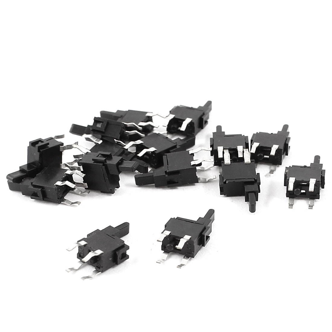 Unique Bargains 15 Pcs 4Pin PCB Mount Tactile Push Button DTST Mini Micro Switch 6x3x10mm