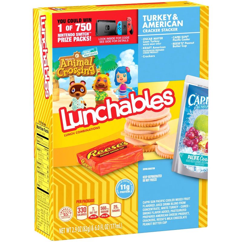 Oscar Mayer Lunchables Turkey & American Cheese with Cracker Meal Combinations - 8.9oz