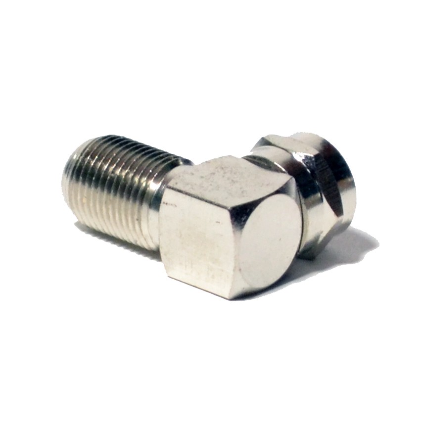 25 pack 90 Degree Right Angle F RG6 RG59 Coaxial Coax Connector Adapter