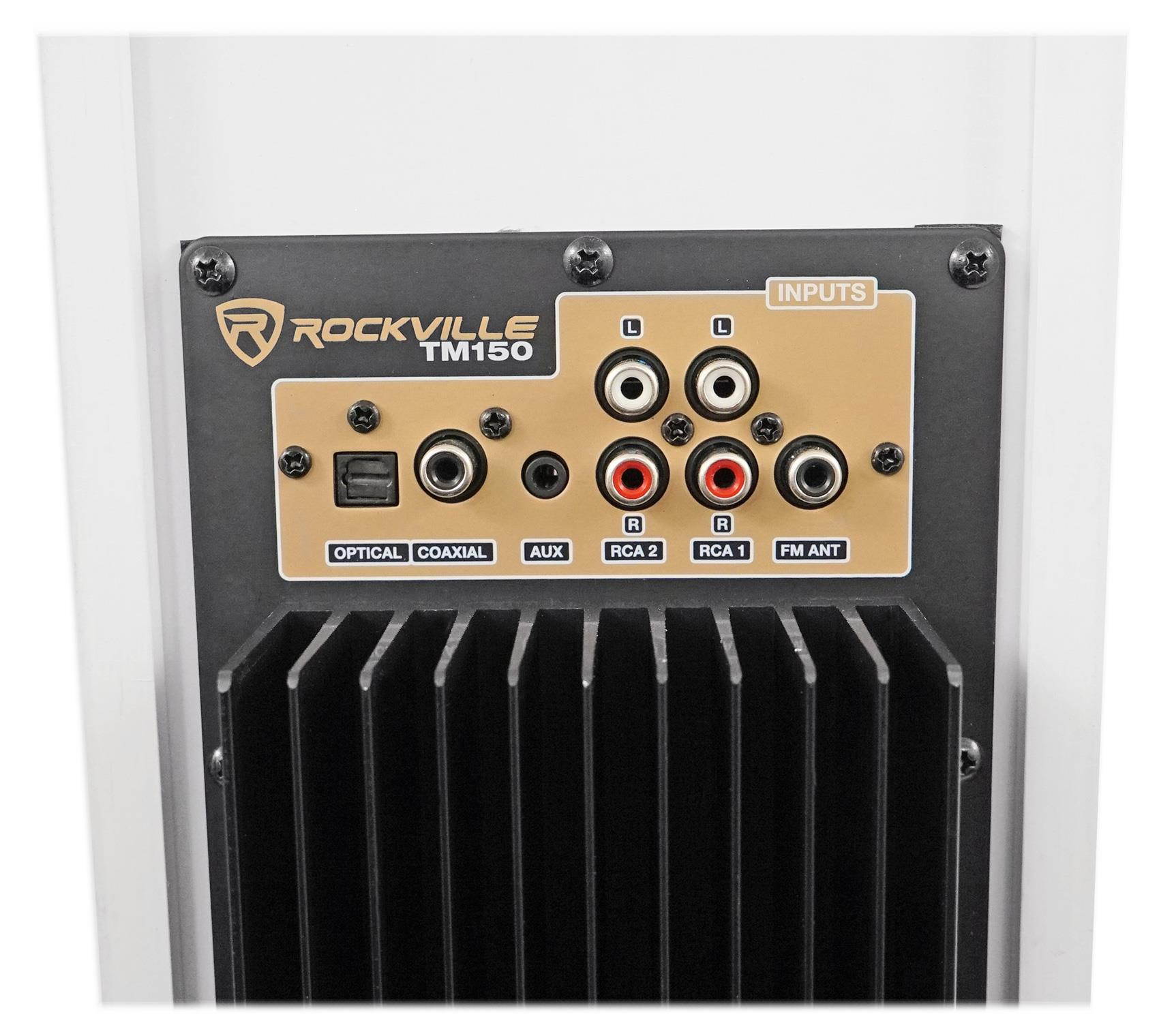 Tower Speaker Home Theater System w/Sub For Samsung Q6F Television TV-White