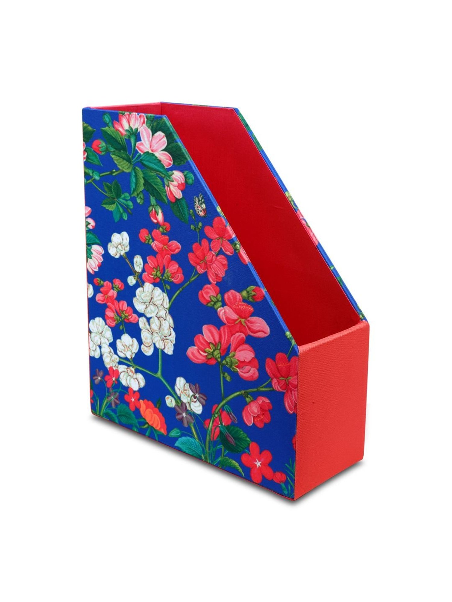 SEJ by Nisha Gupta Blue Magazine Rack - Set of 1