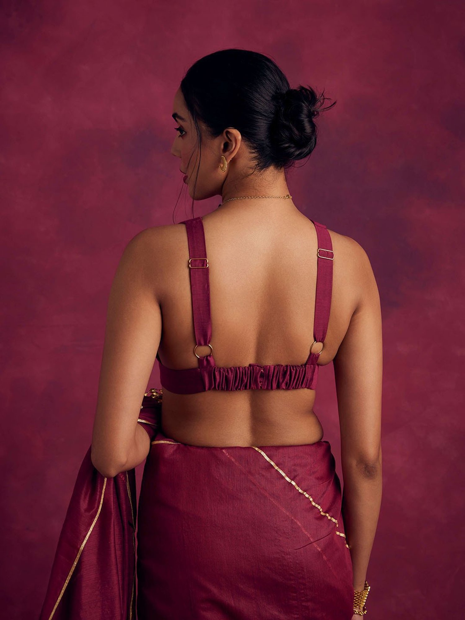 Abhishti Wine Blouse