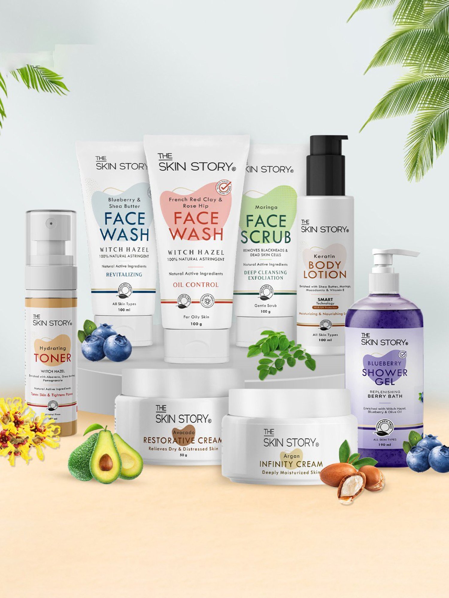 The Skin Story French Red Clay & Rose Hip Oil Control Face Wash - 100 gm