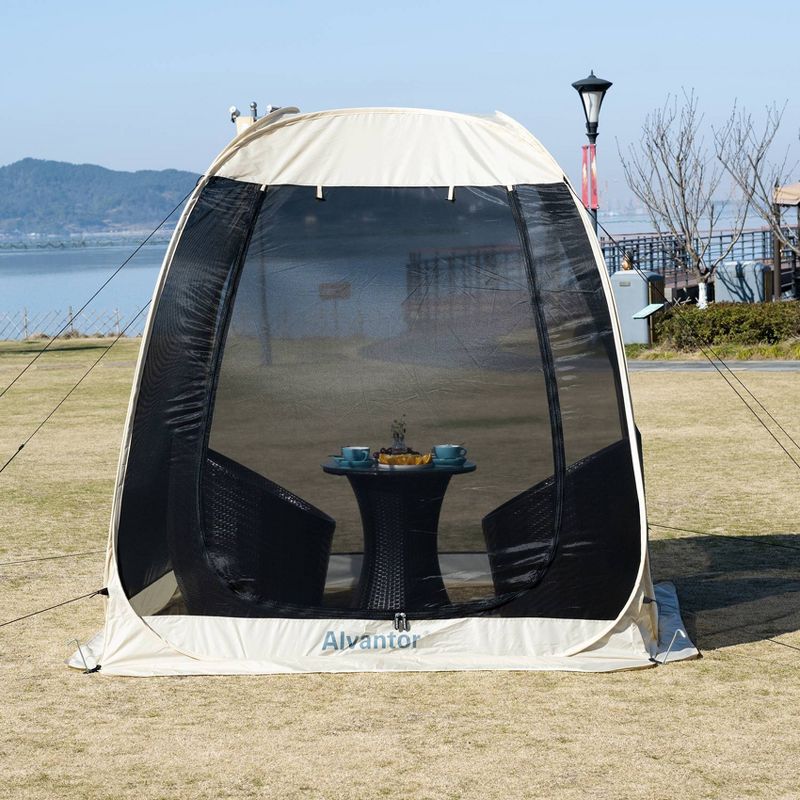 6'X6' Outdoor Instant Pop-Up Screened Tent - Alvantor