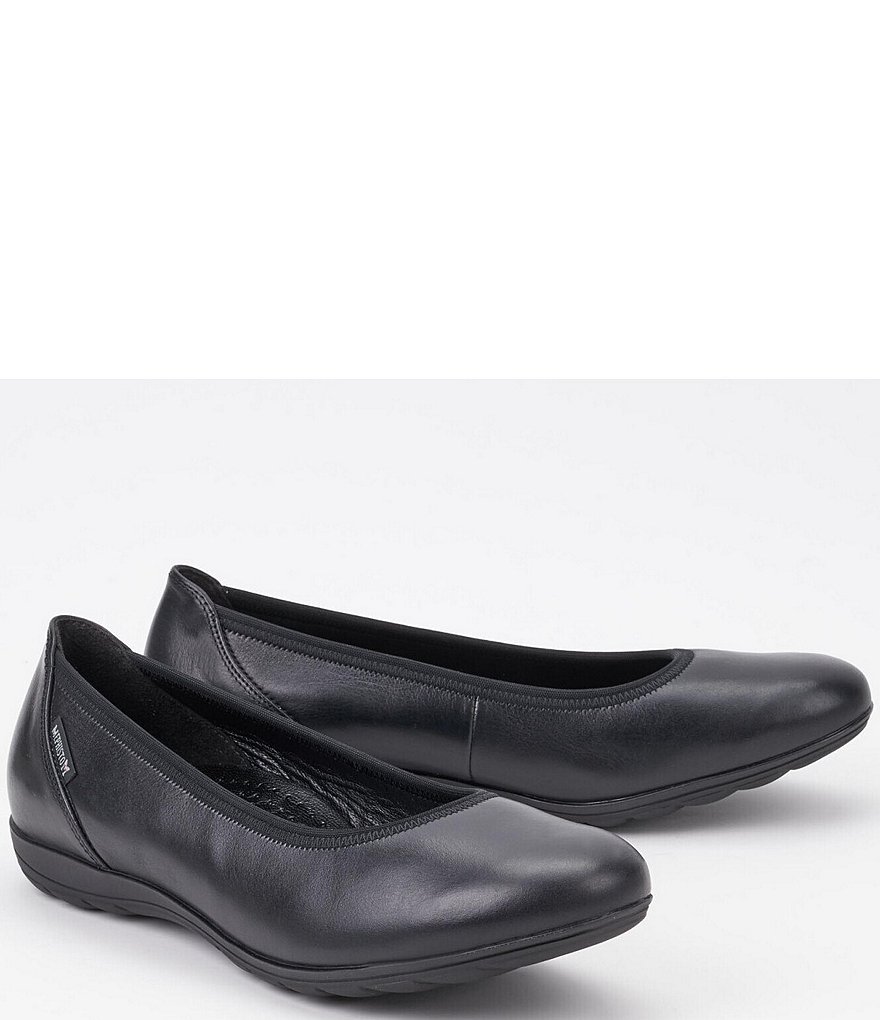 Mephisto Emilie Leather Ballerina Flats