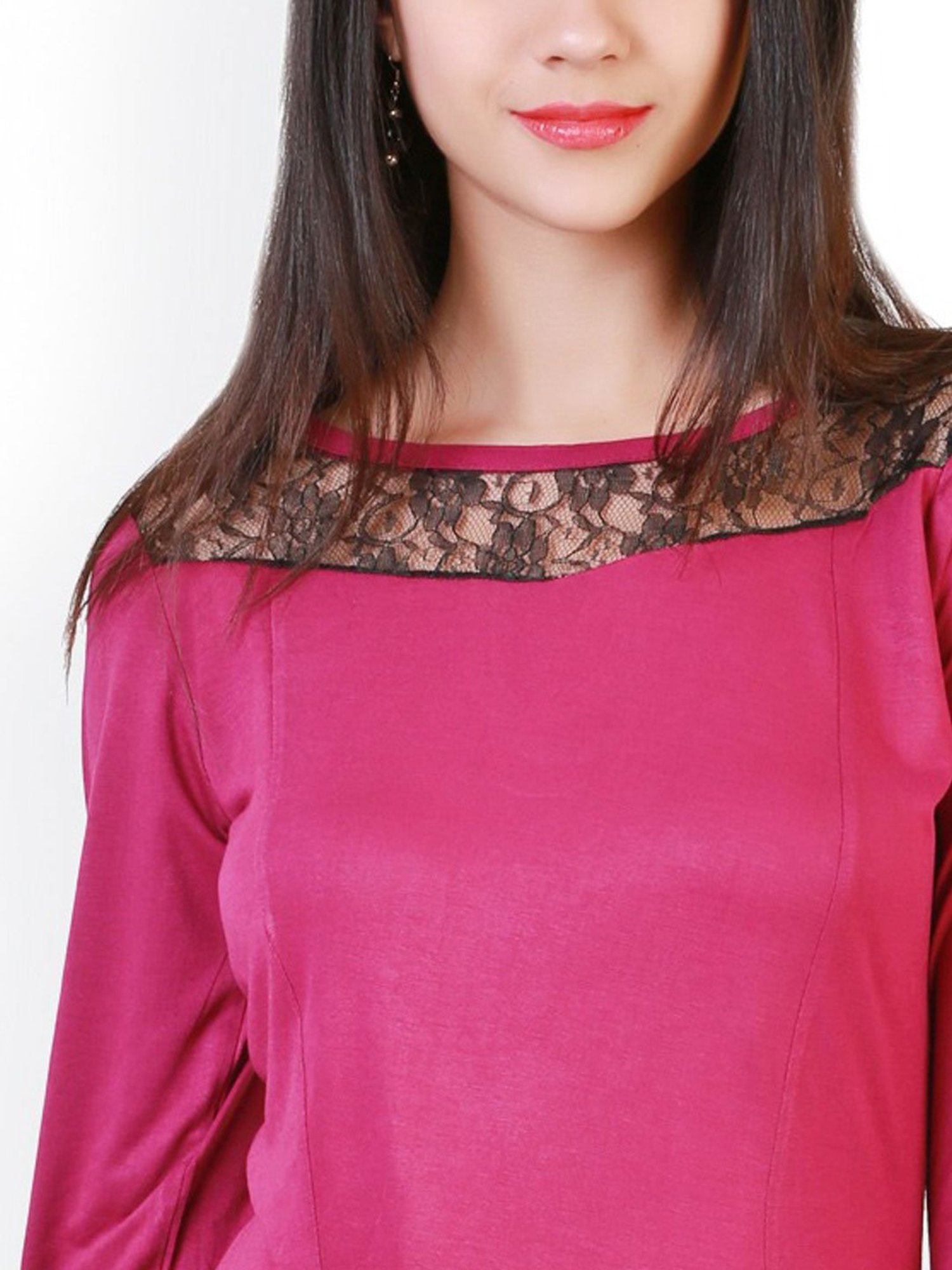 Belle Fille Pink Lace Top