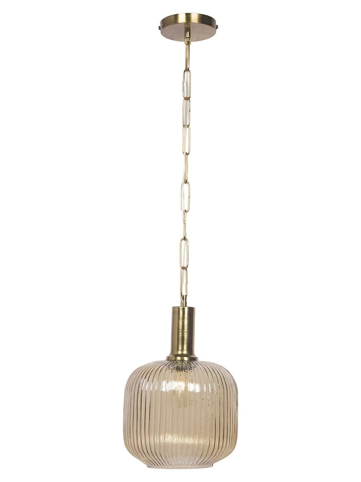 FOS LIGHTING Contemporary Gold Glass Pendant Hanging Light