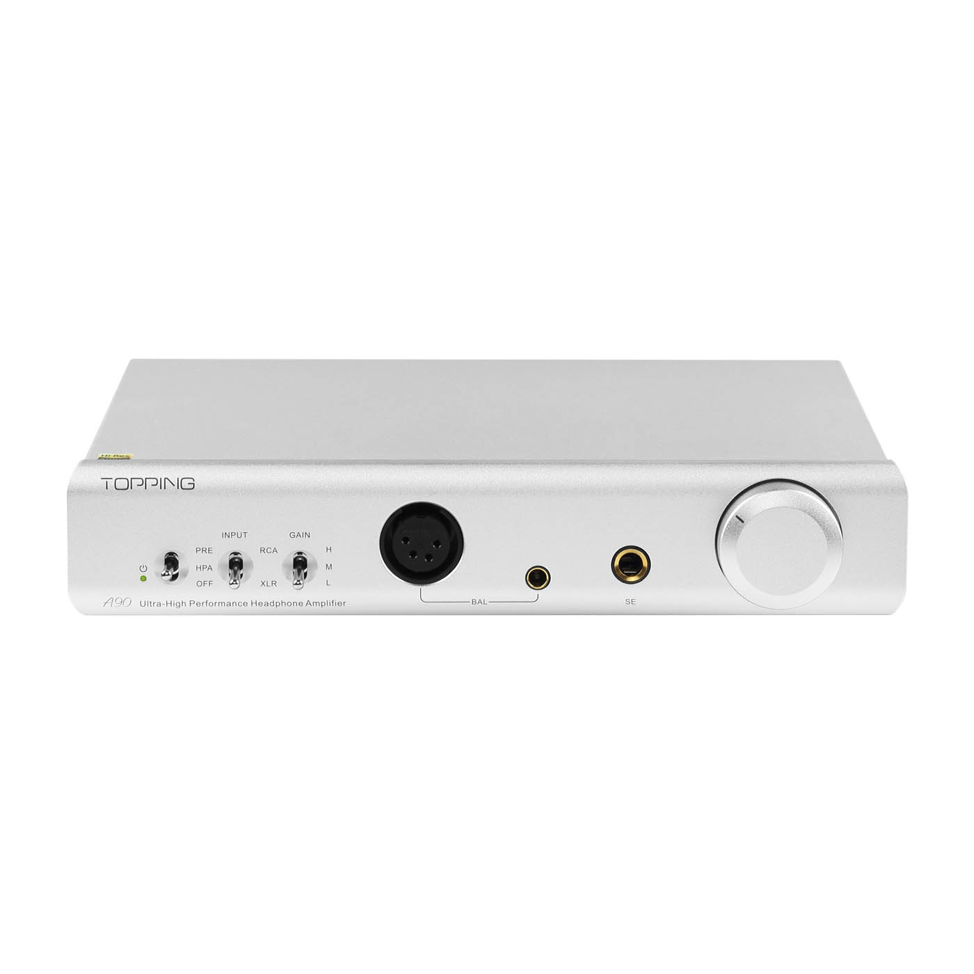TOPPING A90 Headphone Amplifier 4.4mm XLR Desktop HiFi Full Balanced Amplifier Pre-Amplifier