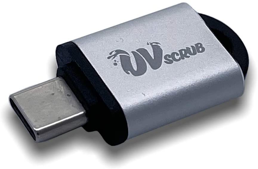 The Cleanest Way UV Scrub UVC Micro Sterilization Unit | Plugs into Your Phone for on-The-go Cleaning and sanitizing | Perfect for Restaurants, Elevators, Door Handles and More (Android)