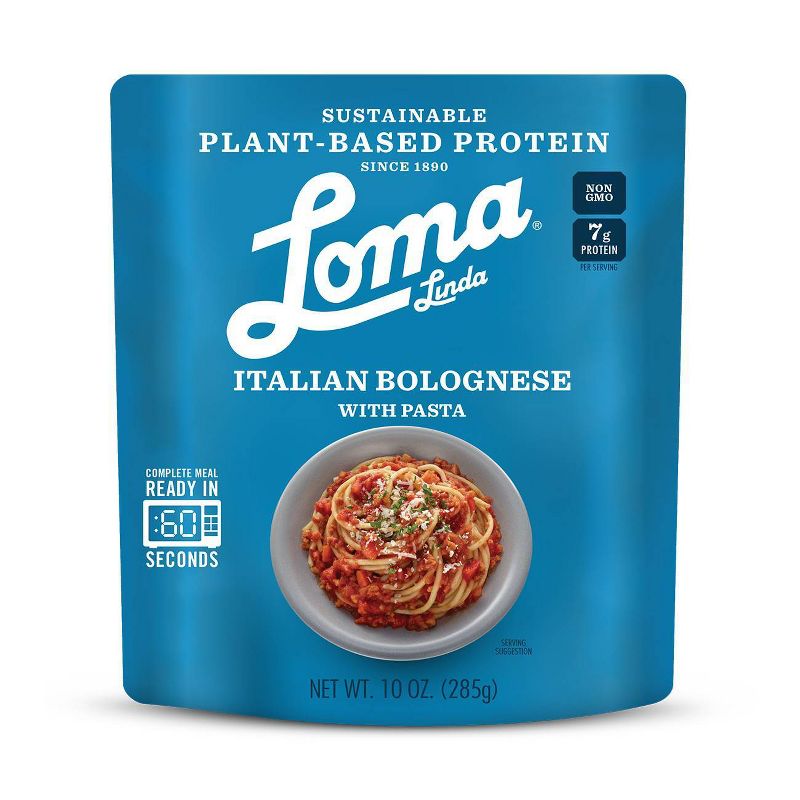 Loma Linda Plant-Based Protein Italian Bolognese - 10oz