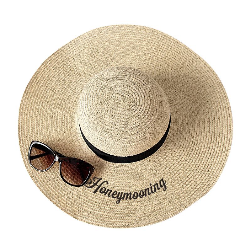 "Honeymooning" Natural Sun Tan Hat