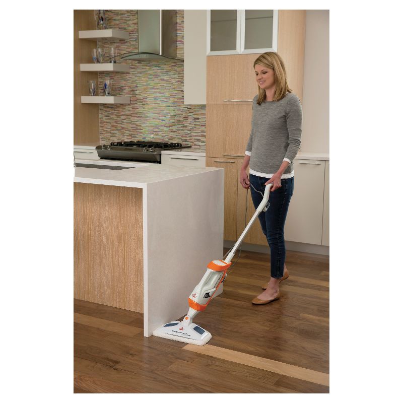 BISSELL PowerFresh Lift Off Pet Steam Mop - Brite White/Samba Orange 1544A