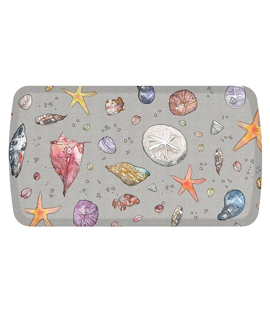 GelPro Elite Comfort Kitchen Floor Mat Seashells