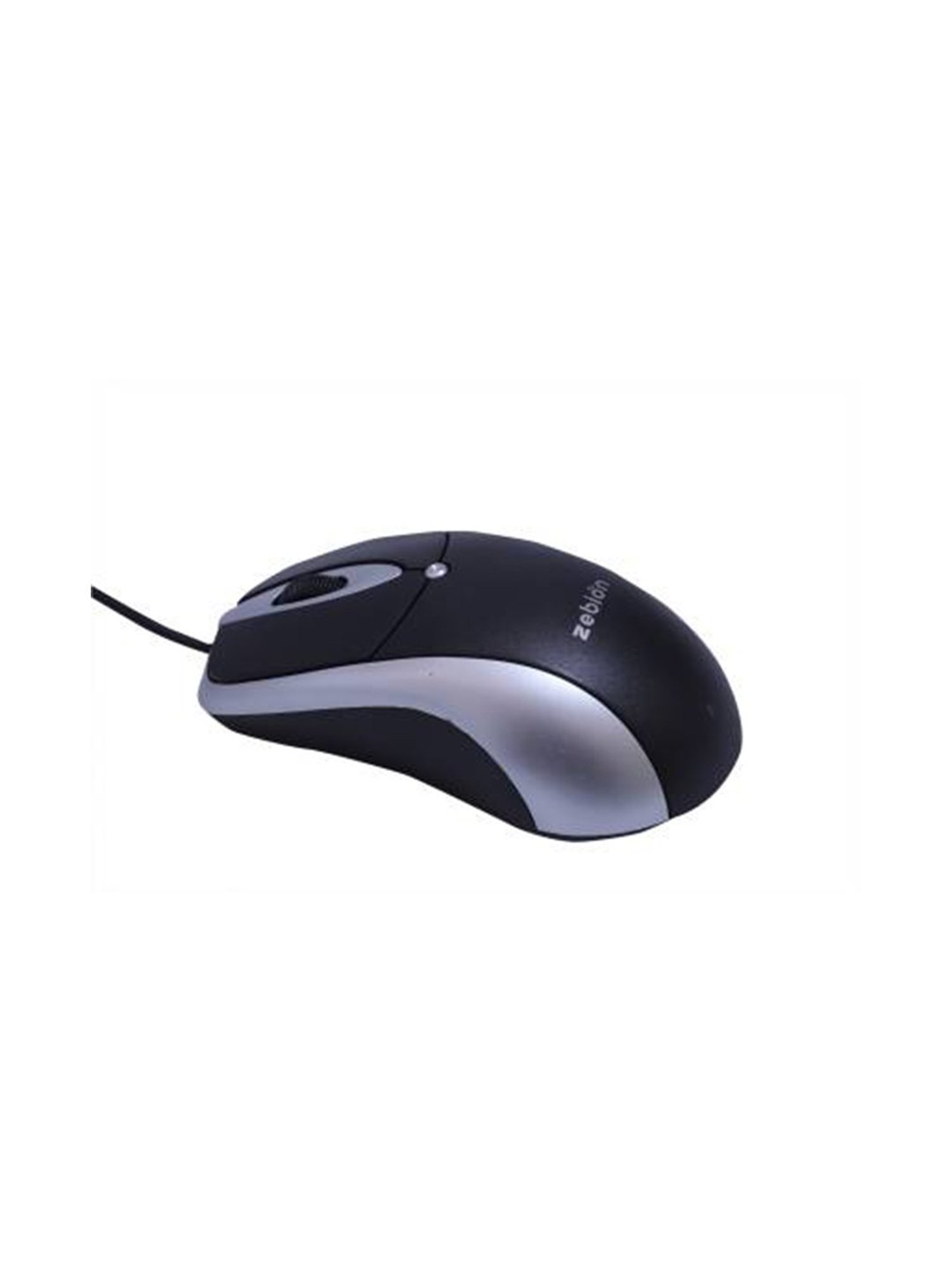 Zebion Rocky Wired Optical Mouse Usb 2.0 Black & White