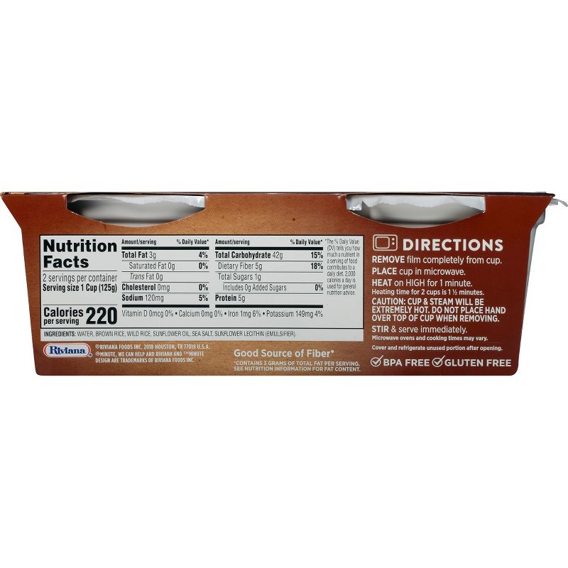 Minute Brown & Wild Microwaveable Rice Bowl - 8.8oz 2pk