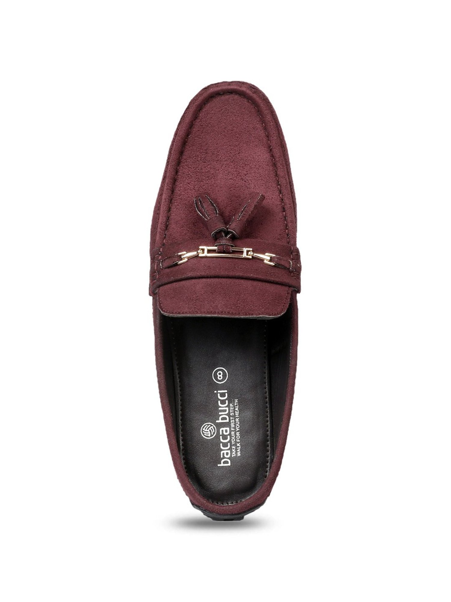Bacca Bucci Men's JAMBOREE Maroon Mule Shoes