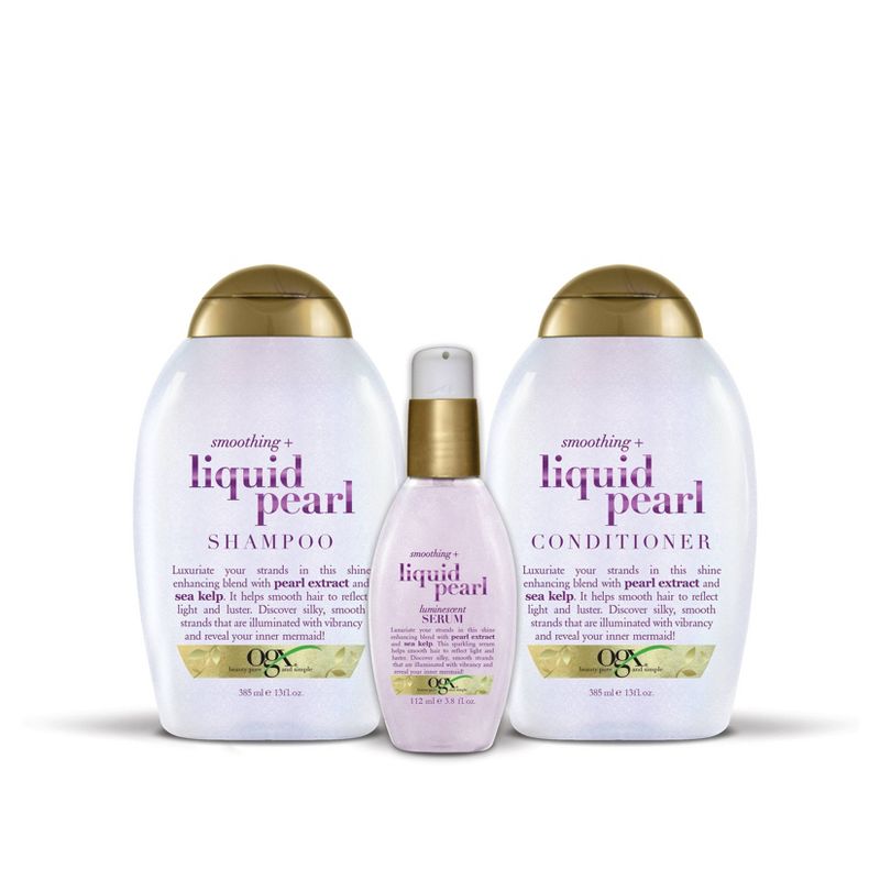 OGX Smoothing + Liquid Pearl Conditioner - 13 fl oz