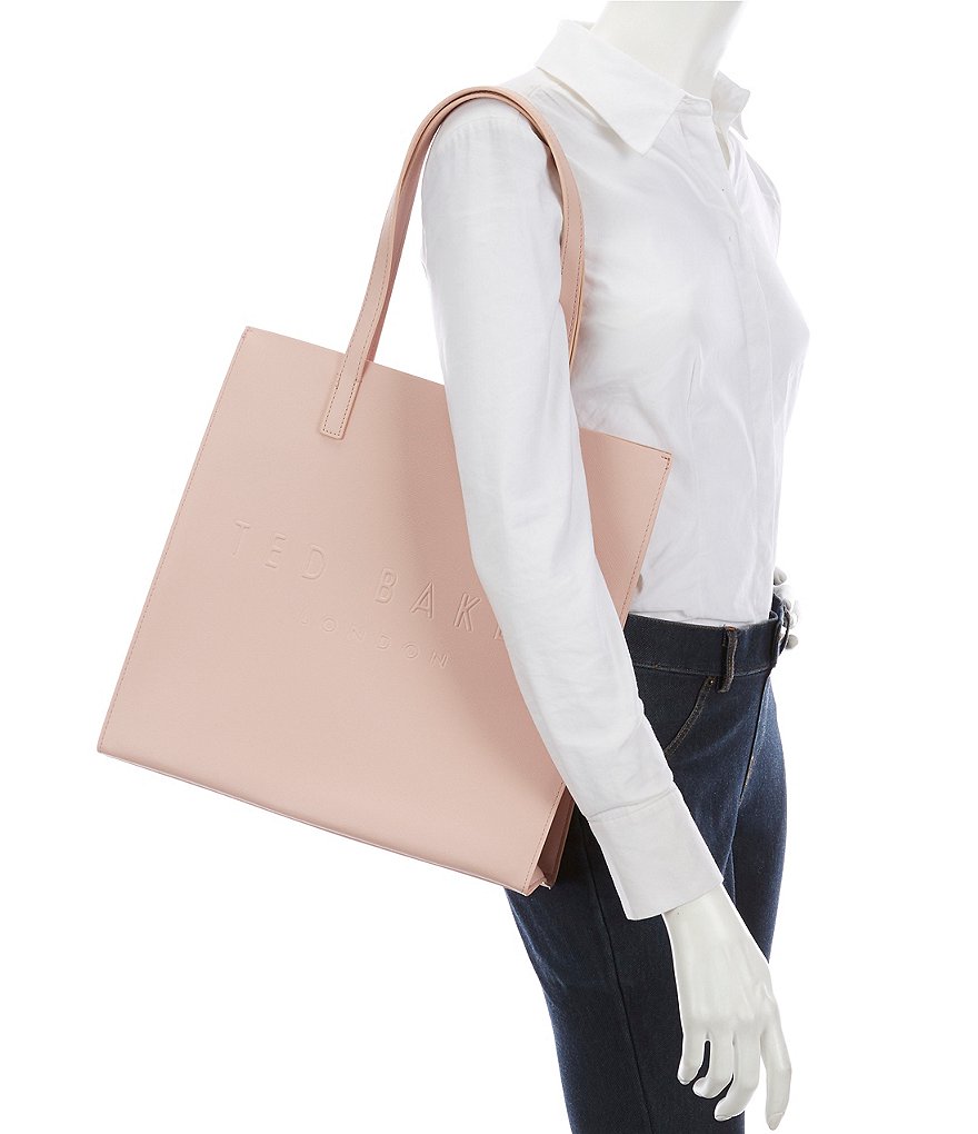 Ted Baker London Soocon Large Crosshatch Icon Signature Tote Bag