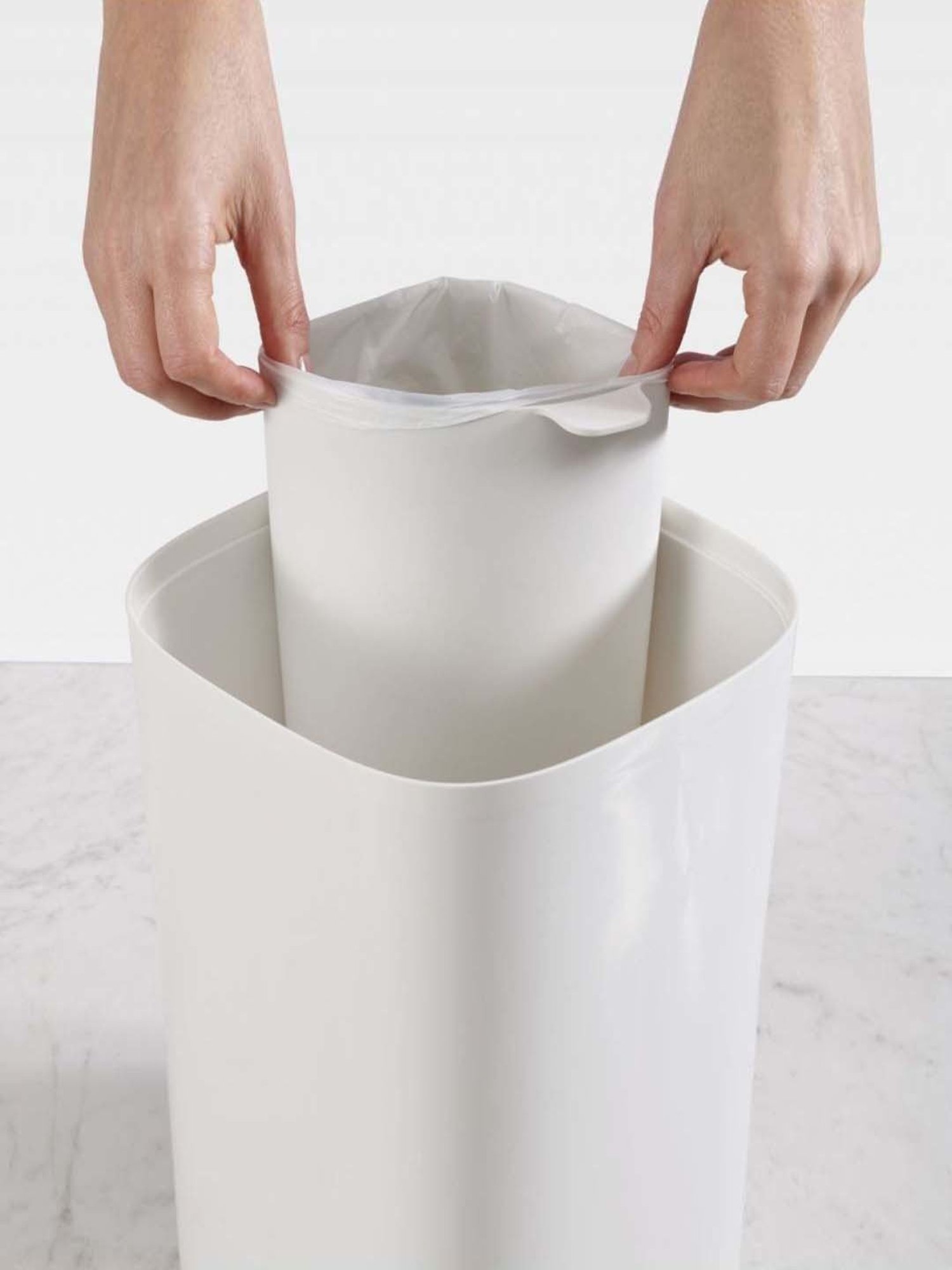 Joseph Joseph Split Light Blue Plastic Waste & Recycling Bin (8 L)